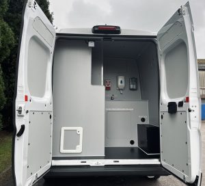 Peugeot Boxer welfare van with onboard welfare facilities